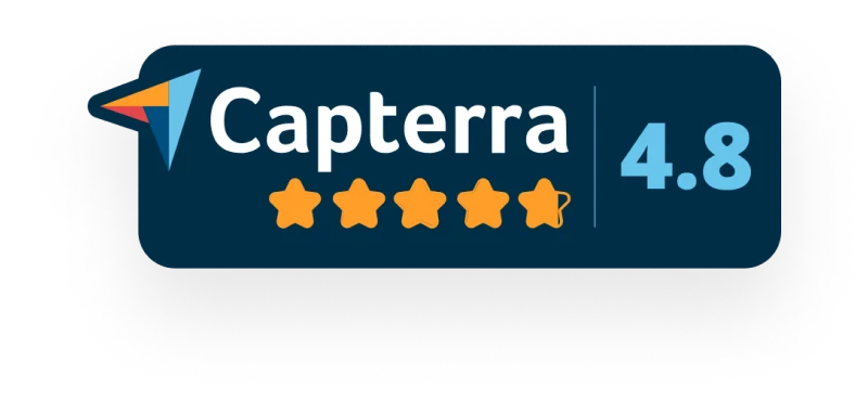 capterra 4.8 rating
